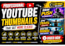 design eye catching youtube thumbnail for gaming and business